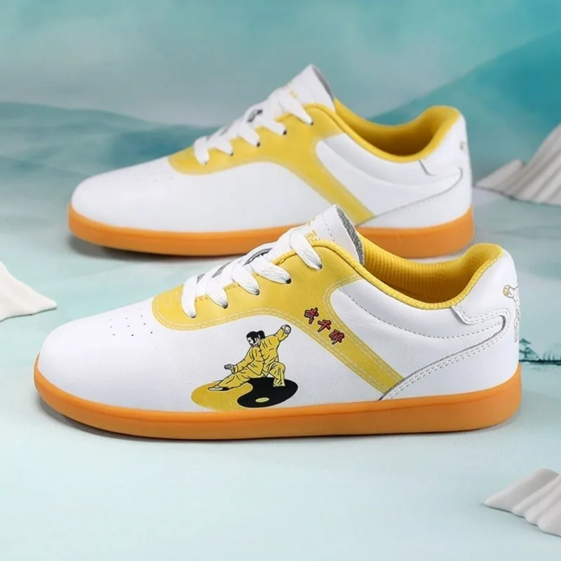 

Новинка 2024, мужская и женская обувь для боевых искусств, кожаная обувь для тай-чи, удобная обувь унисекс для кунг-фу, оригинальные кроссовки