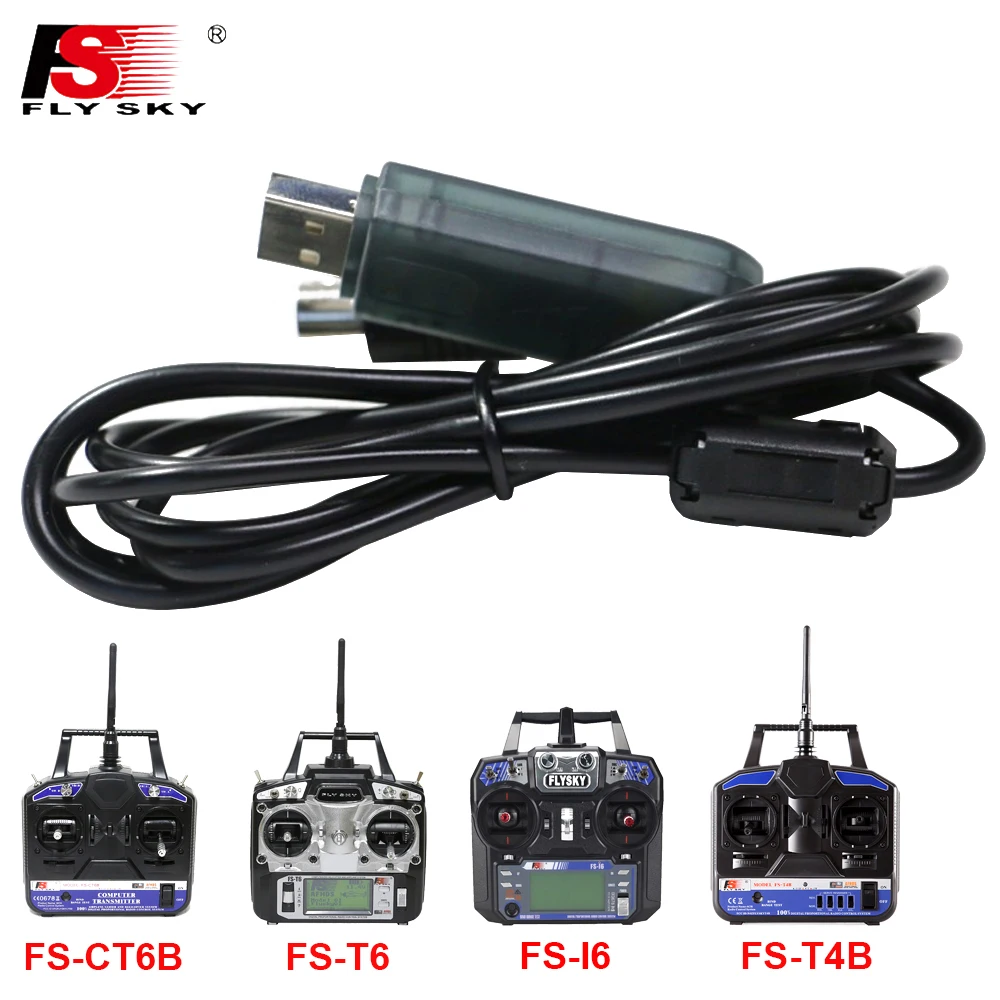 Flysky Firmware Upgrade Download Data Cable For Flysky CT6B T4B T6 I6 I4 i10 RC Transmitter Remote Controller