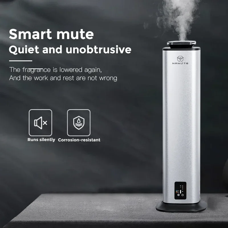 Parfüm-Metallsäule, 3000 m3, Raumduft, ätherische Öle, Diffusor, Aroma für Zuhause, Bluetooth, APP, 800 ml Fassungsvermögen, Lufterfrischer