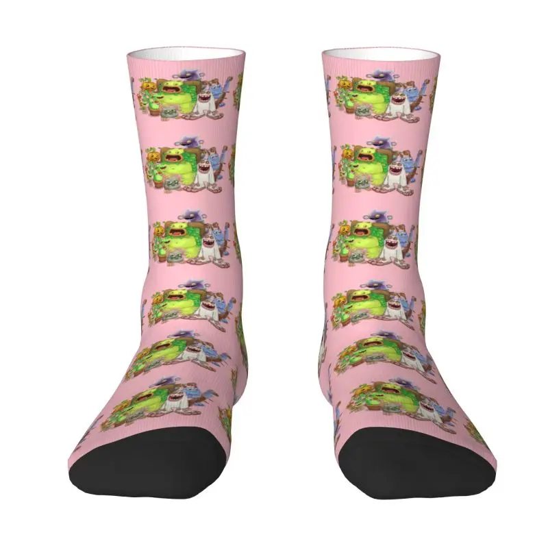 Custom Cool My Singing Monsters Video Game Socks Men Women Warm 3D Printing Sports Football Socks