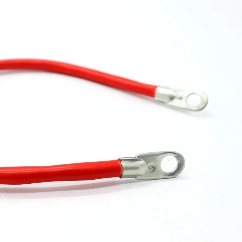 Battery Ground Wire System 16 AWG 50cm Resin Copper Power Cable Car Battery Cable Connector for Truck Boat RV Inverter Install