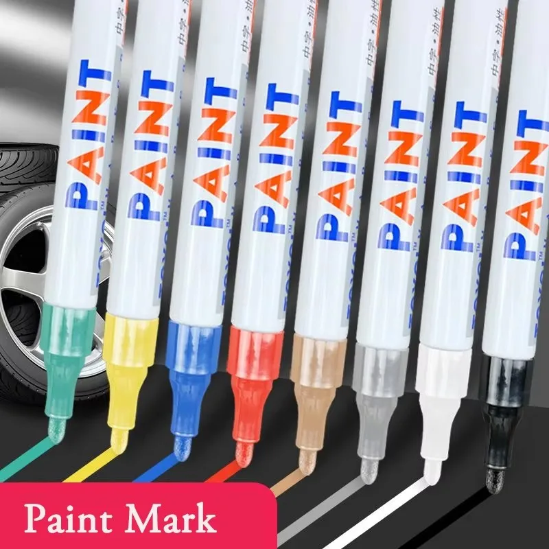 1/12 Stück Ölfarben-Marker für Graffiti, Reifenbeschriftung, Kunst, DIY-Bastelarbeiten, Büro, Schulbedarf, Permanentmarker mit feiner Spitze