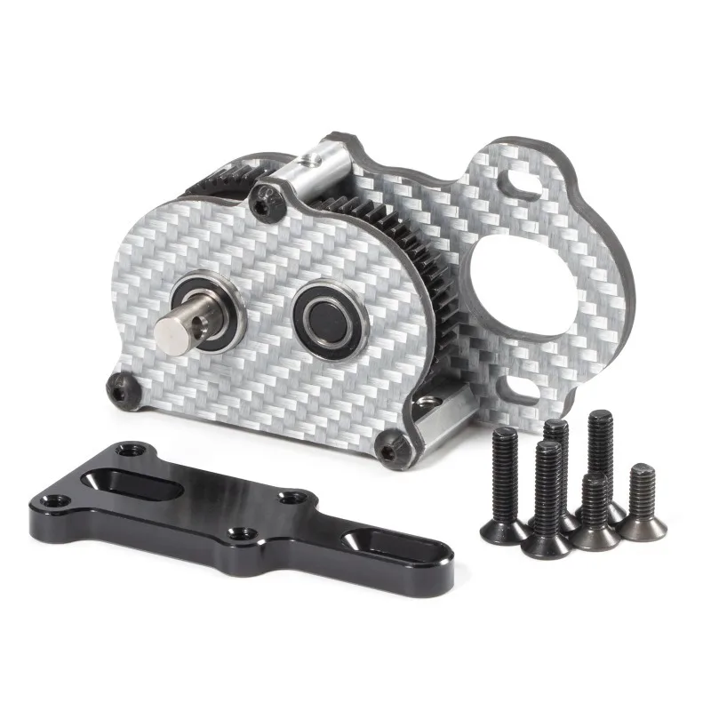 35g Carbon Fiber Ultralight LCG Transmission Gearbox 48P Straight Axle Box For 1/10 RC Scaler Sportsman Crawler Fit AR44 AR45