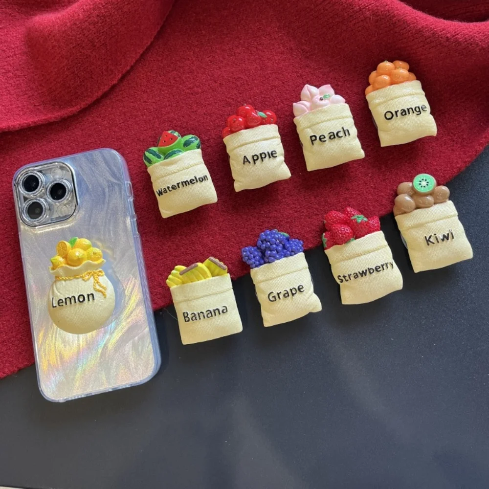 

Корейский забавный мультяшный фруктовый кронштейнTok Grip Tok для iPhone 15 16, универсальный держатель для телефона, подставка для телефона