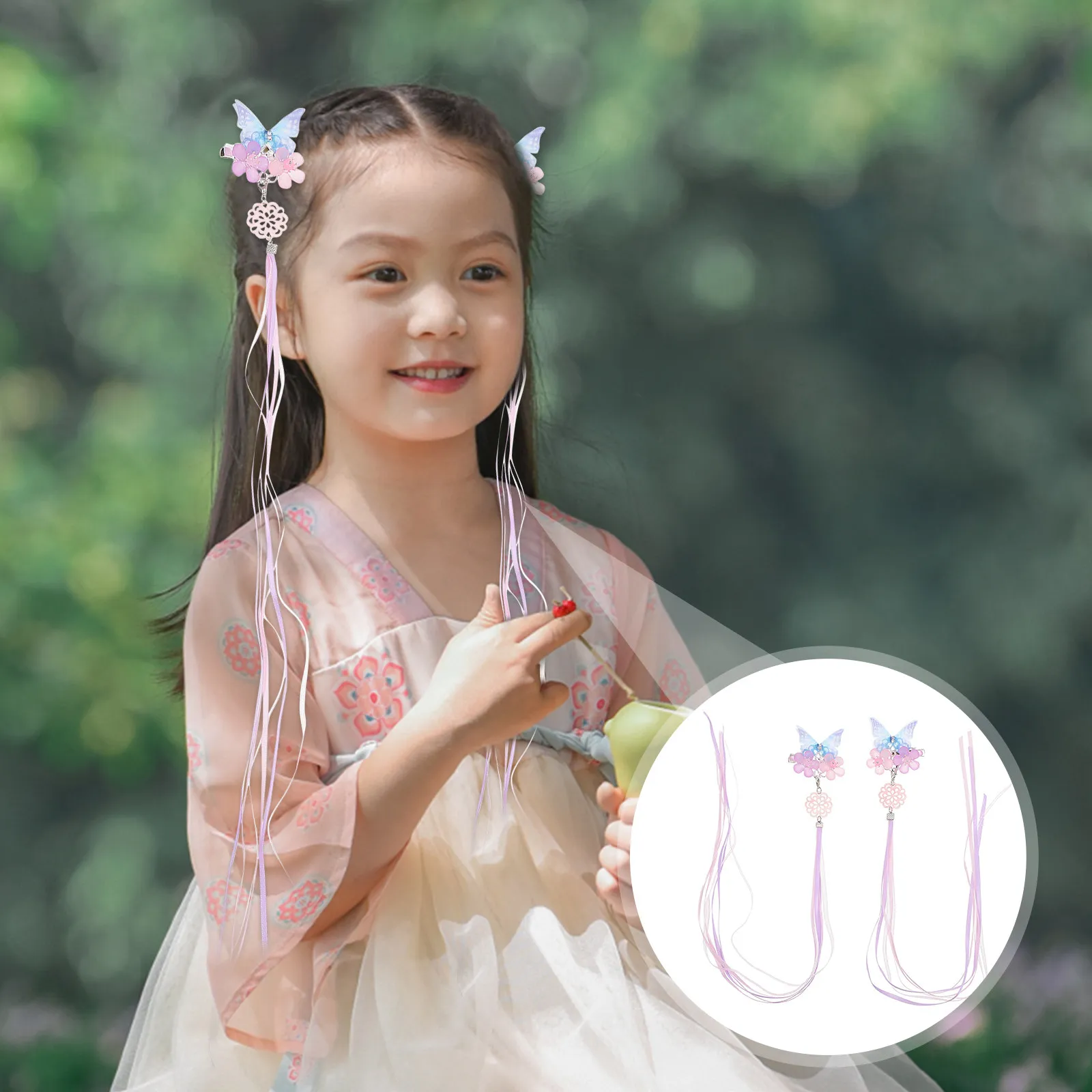 

Fine Craftsmanship Hair Clip Chinese for Kids Style Clips Hairpin Exquisite Design