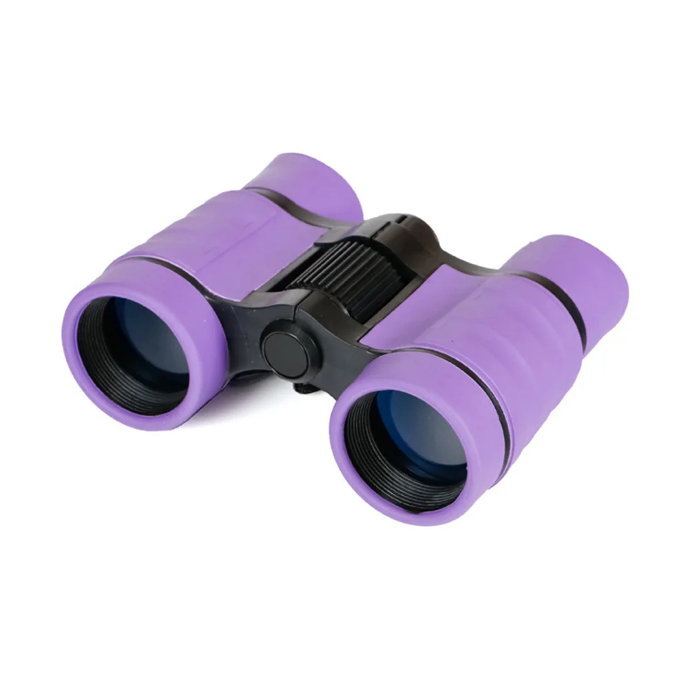 

30pcs 4X Adjustable Simulated Focal Telescope For Outdoor Bird Watching Nature Exploration Gift Purple