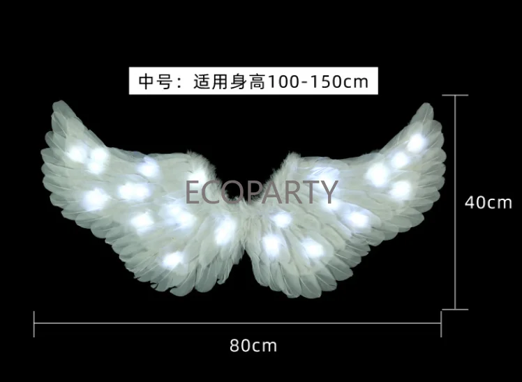 31.5インチ 大人用エンジェルウィングハローと妖精の杖 大人女性、子供、女の子、ハロウィン、クリスマスパーティーコスチューム用 ディスフラズパーティー