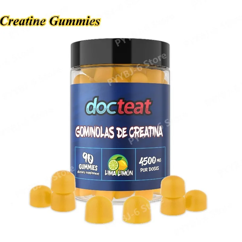 

Creatine Gummies 4500mg Per Serving Lemon Lime Natural Flavor Daily Workout & Body Support Dietary Supplement for Adults90 Count