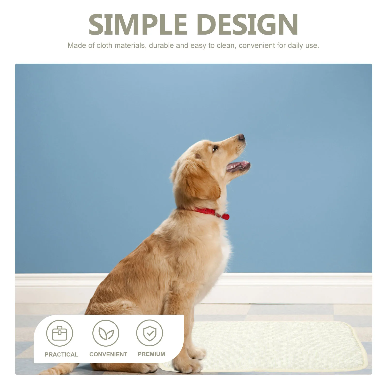 

Pet Cooling Mat Pad Ice Silk Cloth Soft Cooling Summer Sleeping Nest for Small Pets Dogs Cats Hamsters Bunny Rabbit Chinchillas