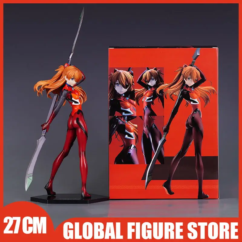 

27cm NEON GENESIS EVANGELION EVA Figure Asuka Langley Soryu Anime Figures Beauty Girls Toys Pvc Collection Statue Model Gifts