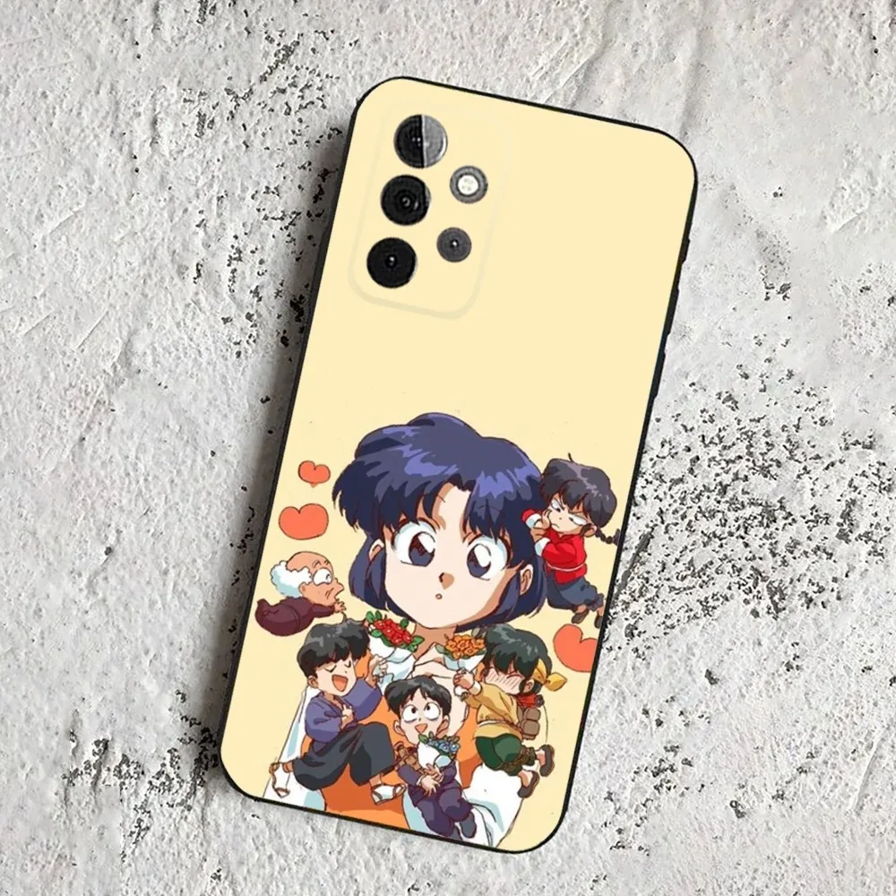 Cartoon R-RANMA 1 2   Phone Case For Samsung Galaxy A13,21s,22,31,32,52,53,71,80,91 Soft Black Cover