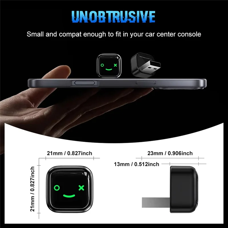 Wireless For Carplay Adapter 2 In 1 Wired To Wireless Dongle For Android Auto Smart Ai Box Plug And Play
