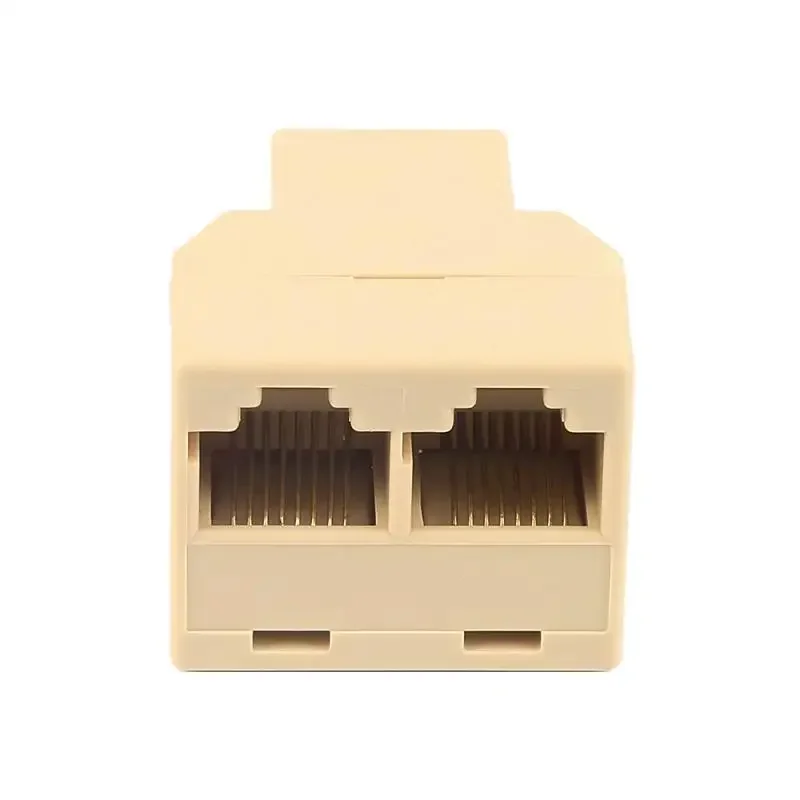 Répartiteur Ethernet RJ45 avec câble LAN, 1 à 2 voies, adaptateur pour connexion Internet, prise modulaire de contact, 1 pièce