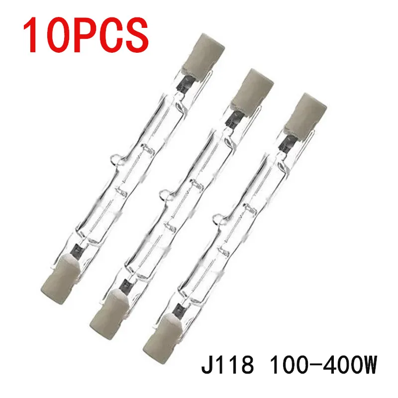 

1/5/10 шт. R7S J118 100 Вт 200 Вт 300 Вт 400 Вт светодиодная стеклянная трубка COB лампа высокой мощности кукурузная лампа - замена галогенного света оптом