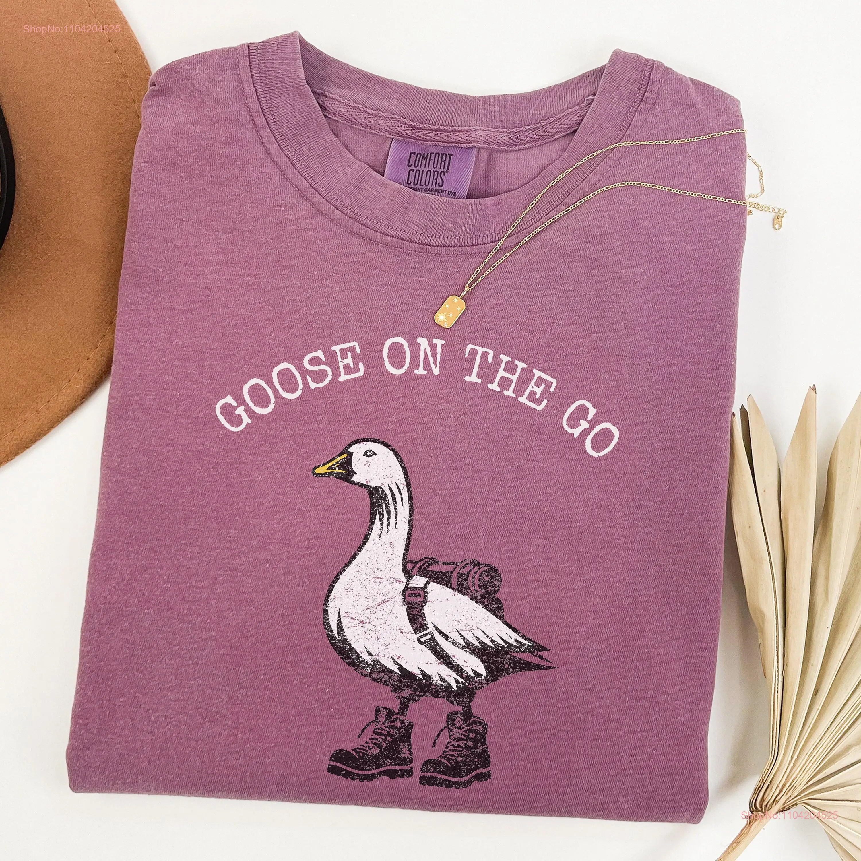 Silly Goose Hiking T Shirt Granola Girl Aesthetic Outfits National Park Gorpcore Preppy Stuff long or short sleeves