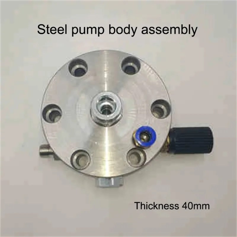 Steel Pump Body Assembly Spray Coating Machine Diaphragm Pump Head Body Assembly Airless Sprayer Parts Diaphragm Pump Body