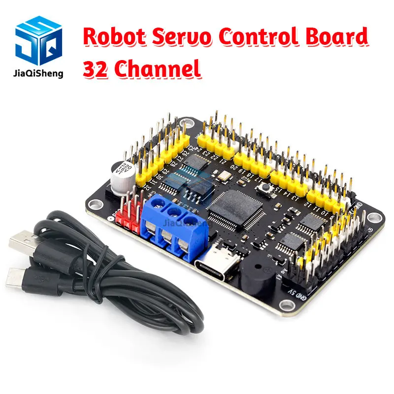 New Version 32 Channel Robot Servo Control Board Servo Motor Controller PS-2 Wireless Control USB/UART Connection Mode