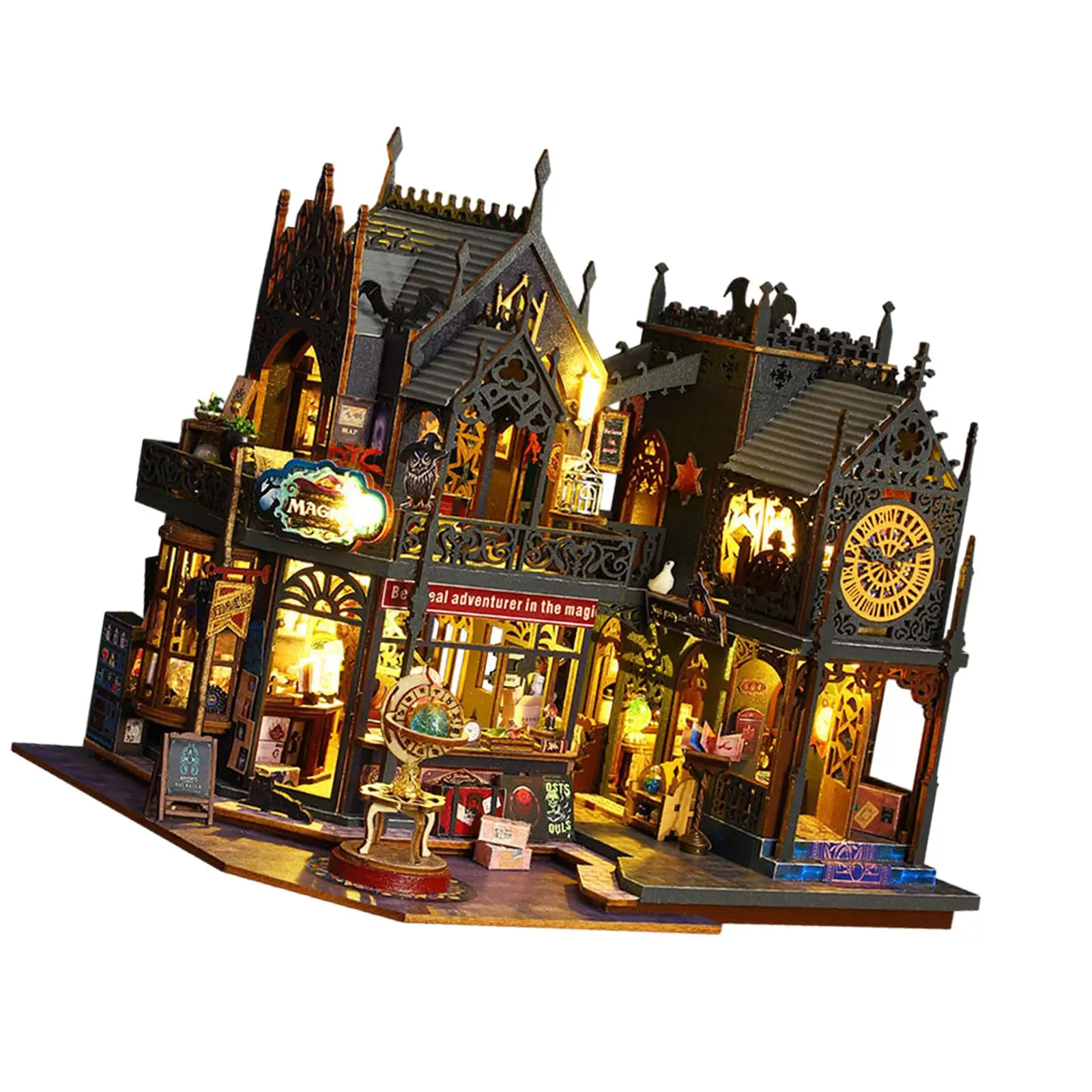 

DIY Miniature Dollhouse Furniture Kits Artwork Birthday Gifts Room Box Model