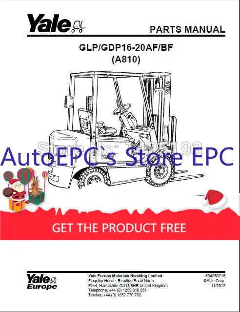 

Запасные части AutoEPC New Yale PDF 2017. для ЕВРО