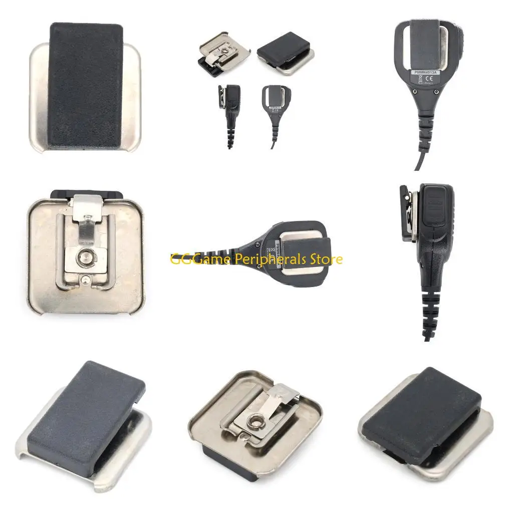 

U55B зажим для ремня для микрофона повышает эффективность связи, совместим для PMMN4013A 4021 4022 4013 4051 4025 двухполосный