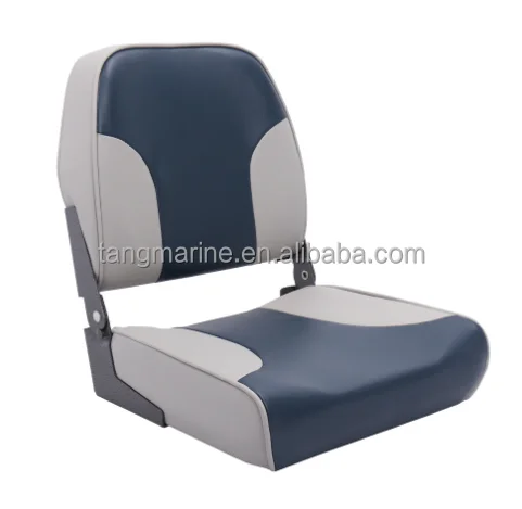

STLF Marine Hardware-Flip Back Boat Helm Seat for Boat Center Console Comfortable Captain Seat
