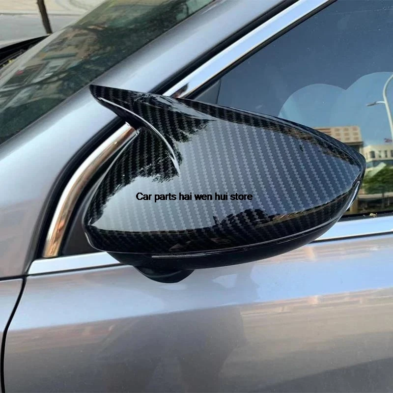 For Peugeot 208 2020-2023 Peugeot 308 2014-2020 508 2008 Rearview Side Mirror Cover Wing Cap Sticker Exterior Case Trim Carbon