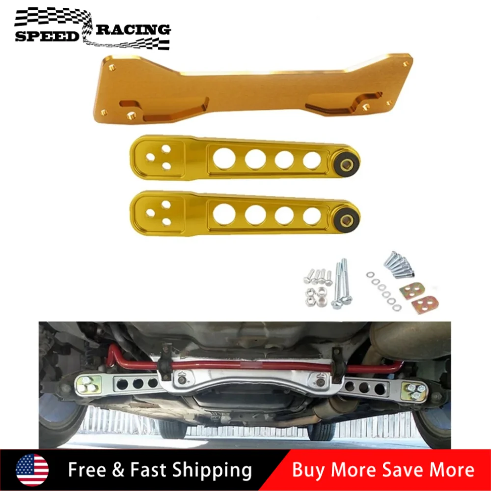 

Высококачественный нижний рычаг подвески, распорка подрамника для Honda Civic DX ES LX EX SI EM EP3 2001-2005, золотой