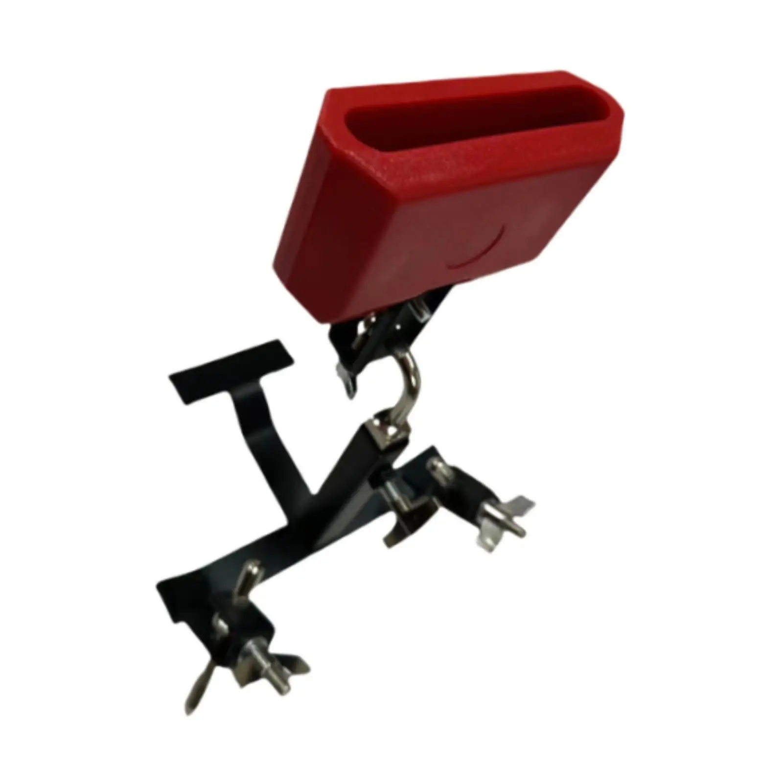 

Bass Drum Cowbell Clamp Holder Durable Metal Percussion Cowbell Bracket for Sporting Concert and Rehearsal Musical Instruments