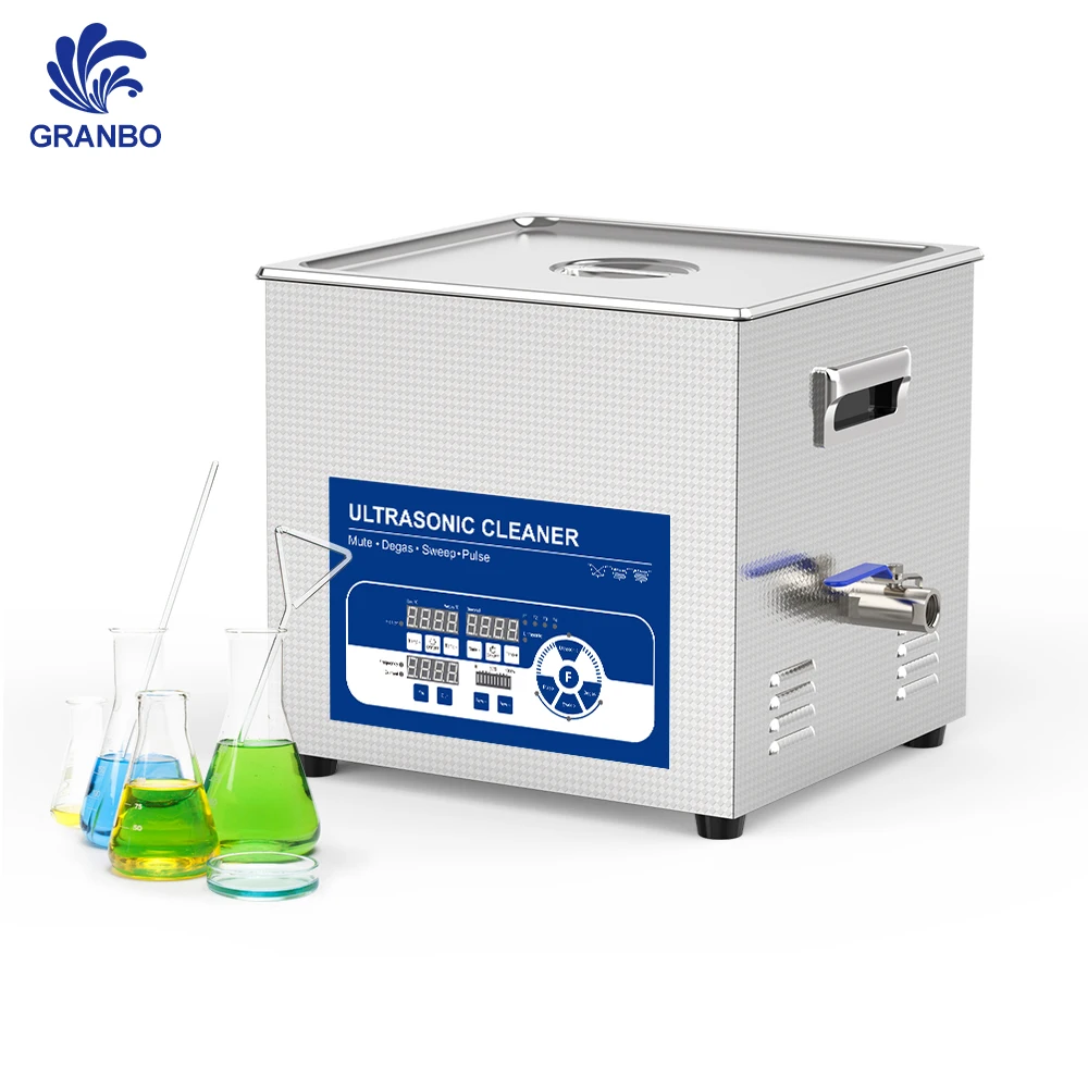 15L Ultrasonic Cleaner 500W Digital Machine with 40/80/120/170kHz for Dental Lab and Medical Equipment Cleaning view 2