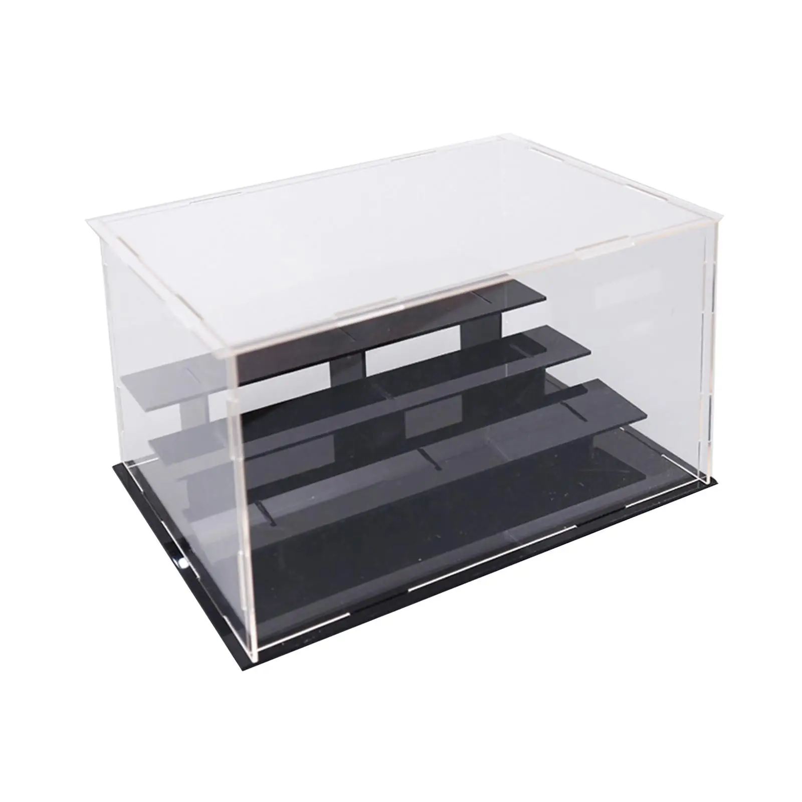 Tiered Acrylic Display Case Protector for Apartment Dressing Room Restaurant