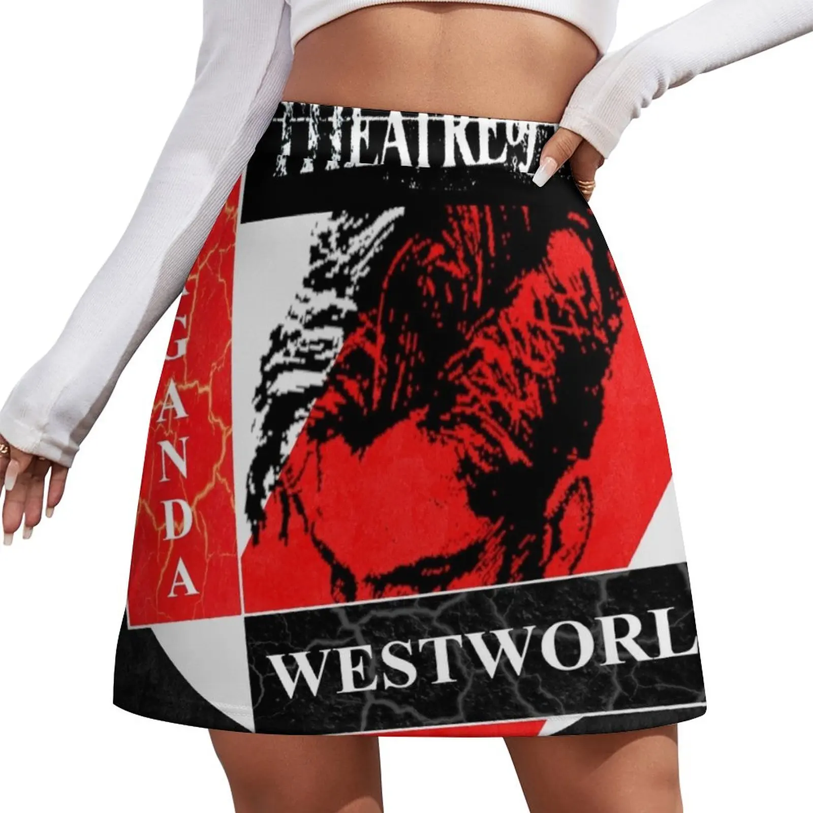 Theatre Of Hate - Westworld - Propaganda. Mini Skirt summer dresses for women 2025 sexy short mini skirts Mini Skirt