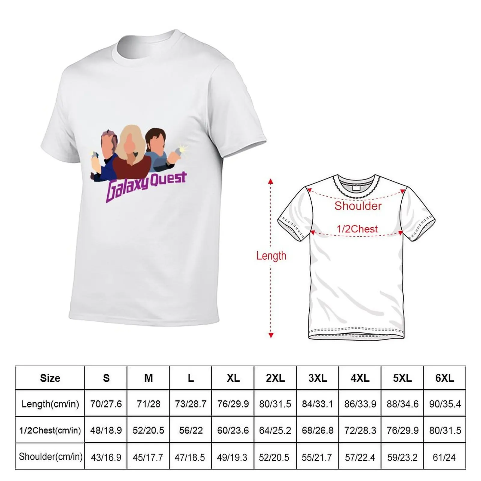 Galaxy Quest! T-Shirt oversized t shirt luxury designer men graphic t shirts