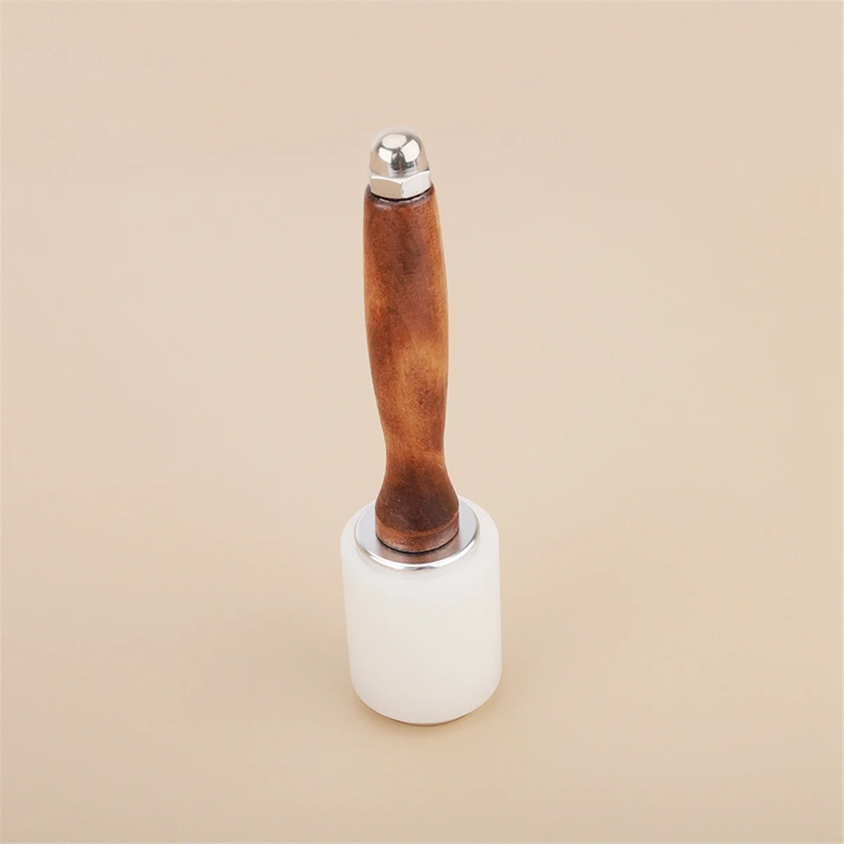 

A77I нейлоновый молоток для резьбы по коже, кожаный инструмент ручной работы, бесшумная двойная головка, ручка из алюминиевого сплава, перкуссия