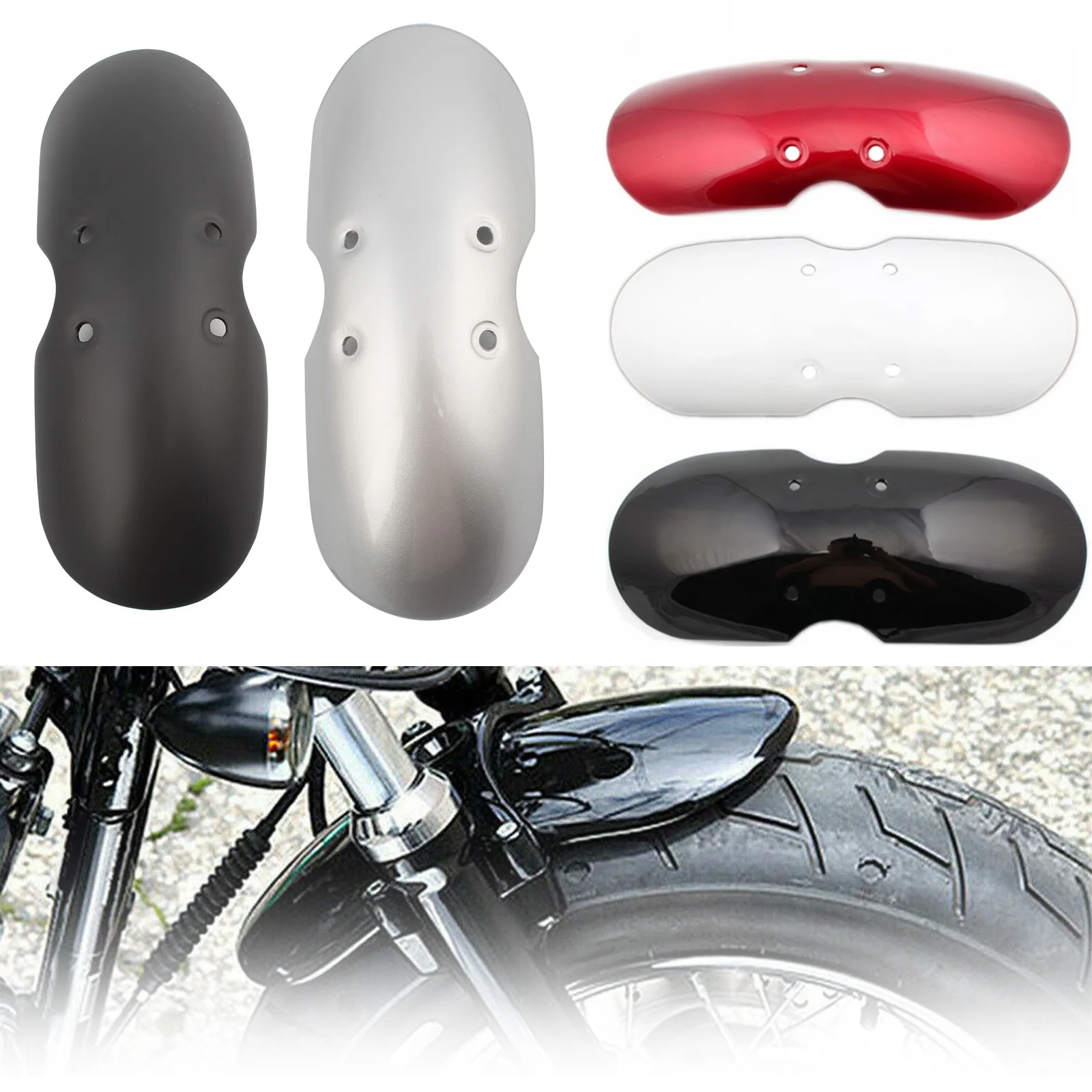 

Short Front Mudguard Cover Guard Motorcycle Accessories For 2001-2016 Triumph (Air Cooled) Bonneville