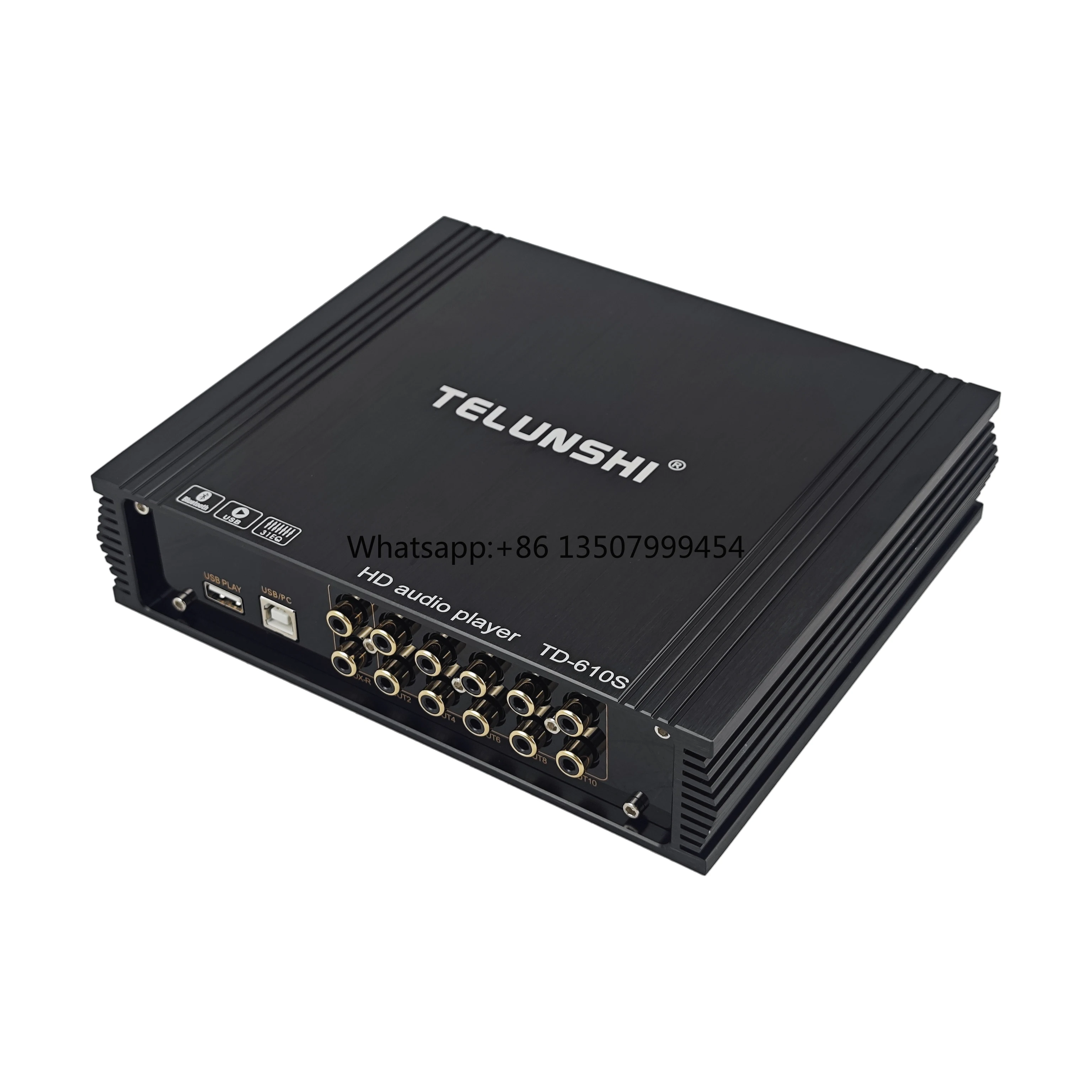 

High Quality DSP Car Amplifier 8*50W Digital Signal Processor Powerful Sound System for Cars