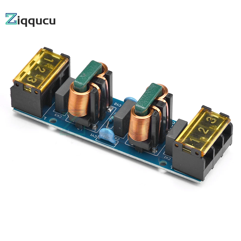 EMI High Frequency Two-stage Power Low-pass Filter Board For Power Supply Amplifier PCB Copper Electrical Access Filter Circuit