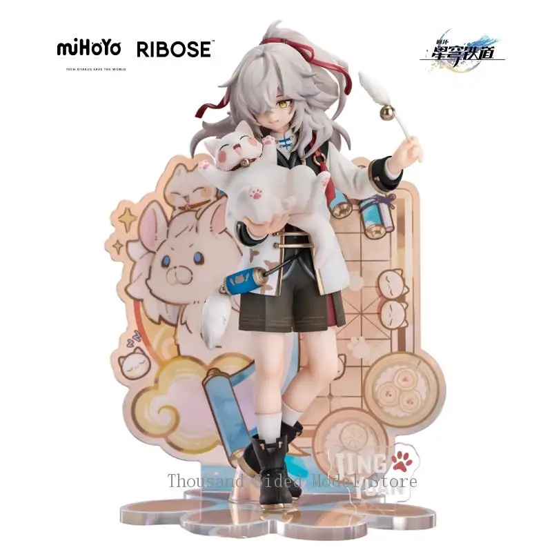 

Original RIBOSE Rise Up+ Honkai: Star Rail Little Cat Series Jing Yuan 1/8 Kawaii Action Figure Model Collectible Toys Ornament