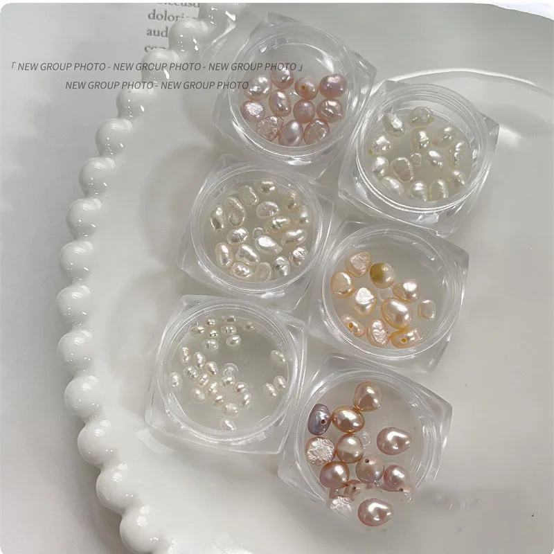 

Baroque Pearls for Nails Jewelry Irregular 3D Shells Charms Nail Art Decoration Rhinestones Parts Accessories Manicure