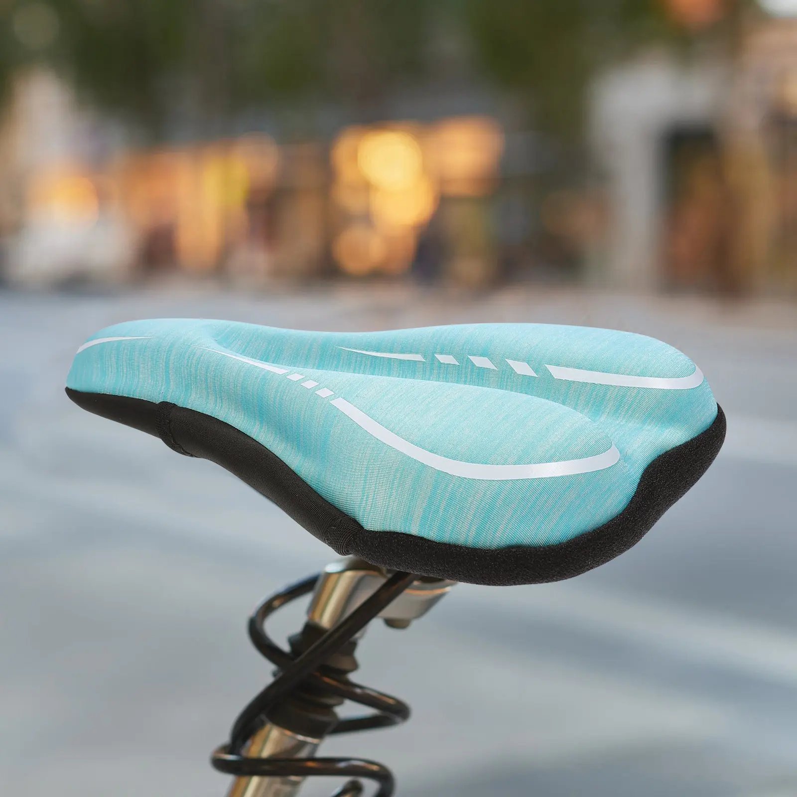 

Толстое силиконовое велосипедное седло эргономичной формы, амортизирующее, комфортное, дышащее, для горных и шоссейных велосипедов