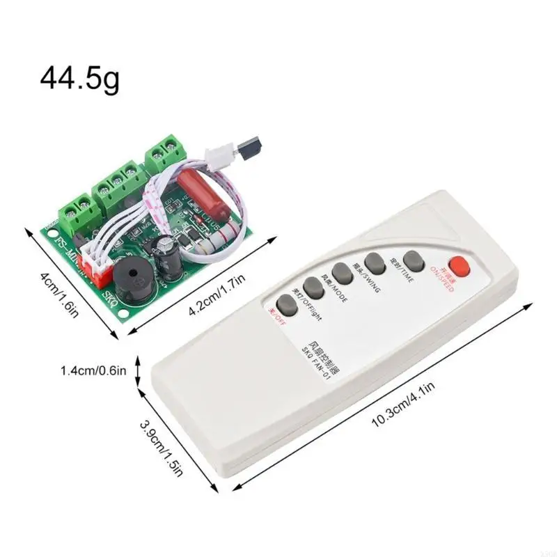 2025 مفتاح وحدة التحكم في السرعة الجديدة Universal Fan Board Remote Computer Board 7-8 Meters Control #3