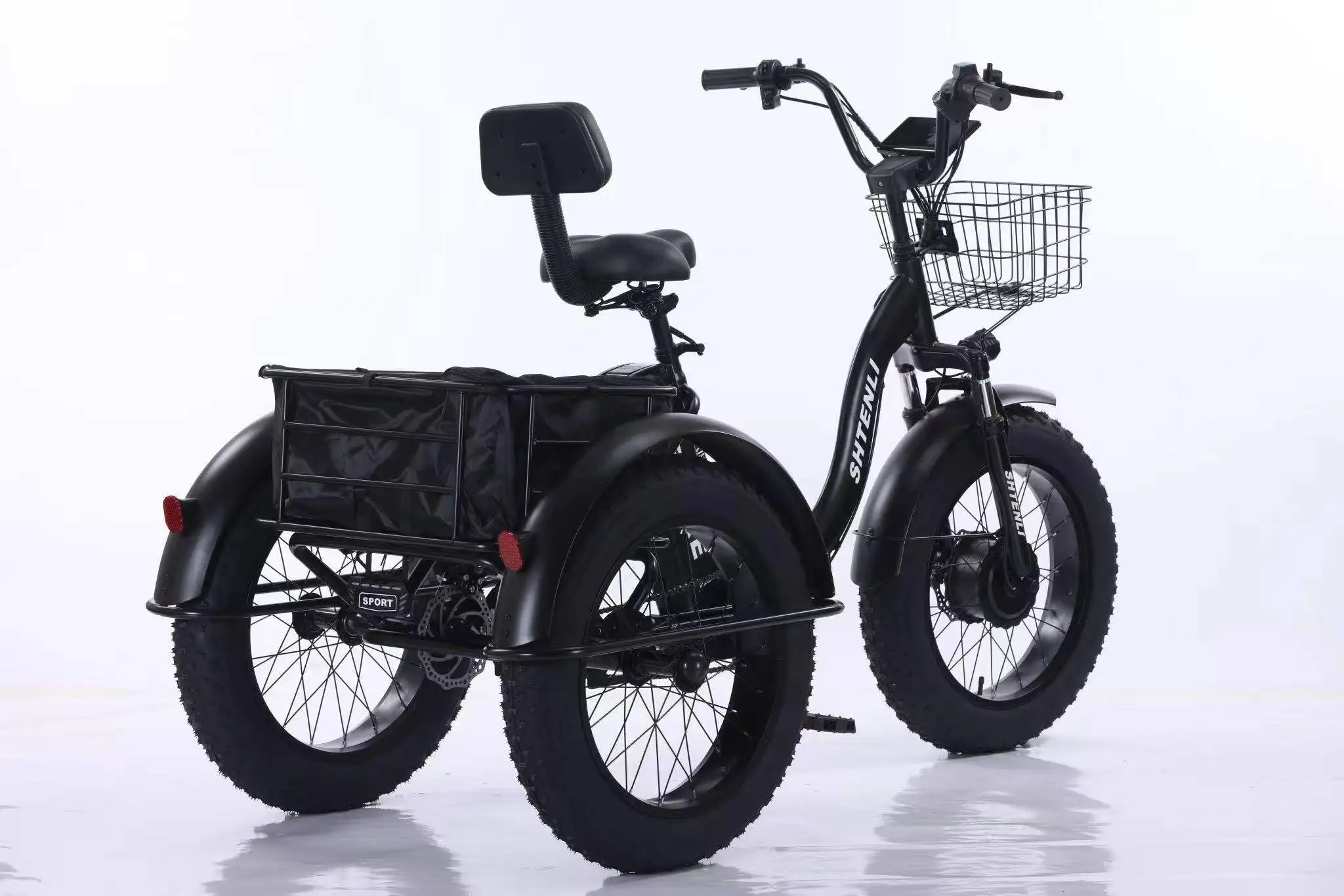 Exclusive discount for export to Japan. 6-speed adult model with pedal and foldable electric tricycle.