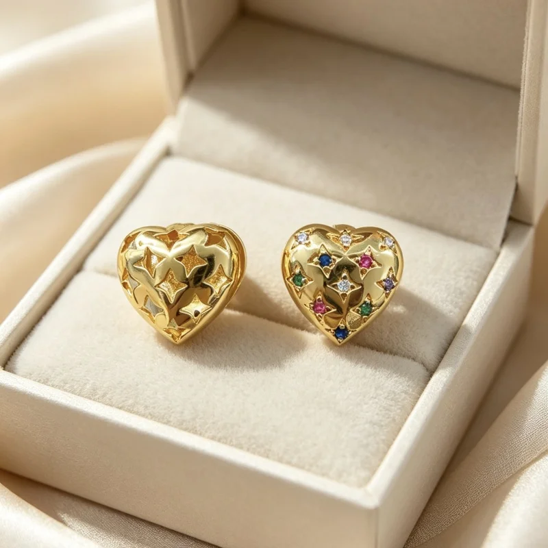 2026 New Fashion Style Small and Exquisite Star Zircon Earrings Trendy Elegance Light Luxury Premium Jewelry Women