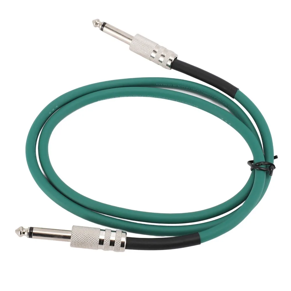 6.35mm to 6.35mm 1/4 Inch Electric Guitar Cable Noise Reduction Low Noise Instrument Cable Sound Instrument Cord for Mixer