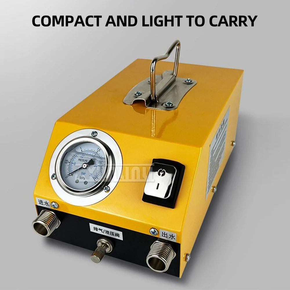 

Electric Pressure Pump Ppr Tap Water Pipe Test Press Floor Heating Water Cleaning Pump Leak Detection Portable 2025 New