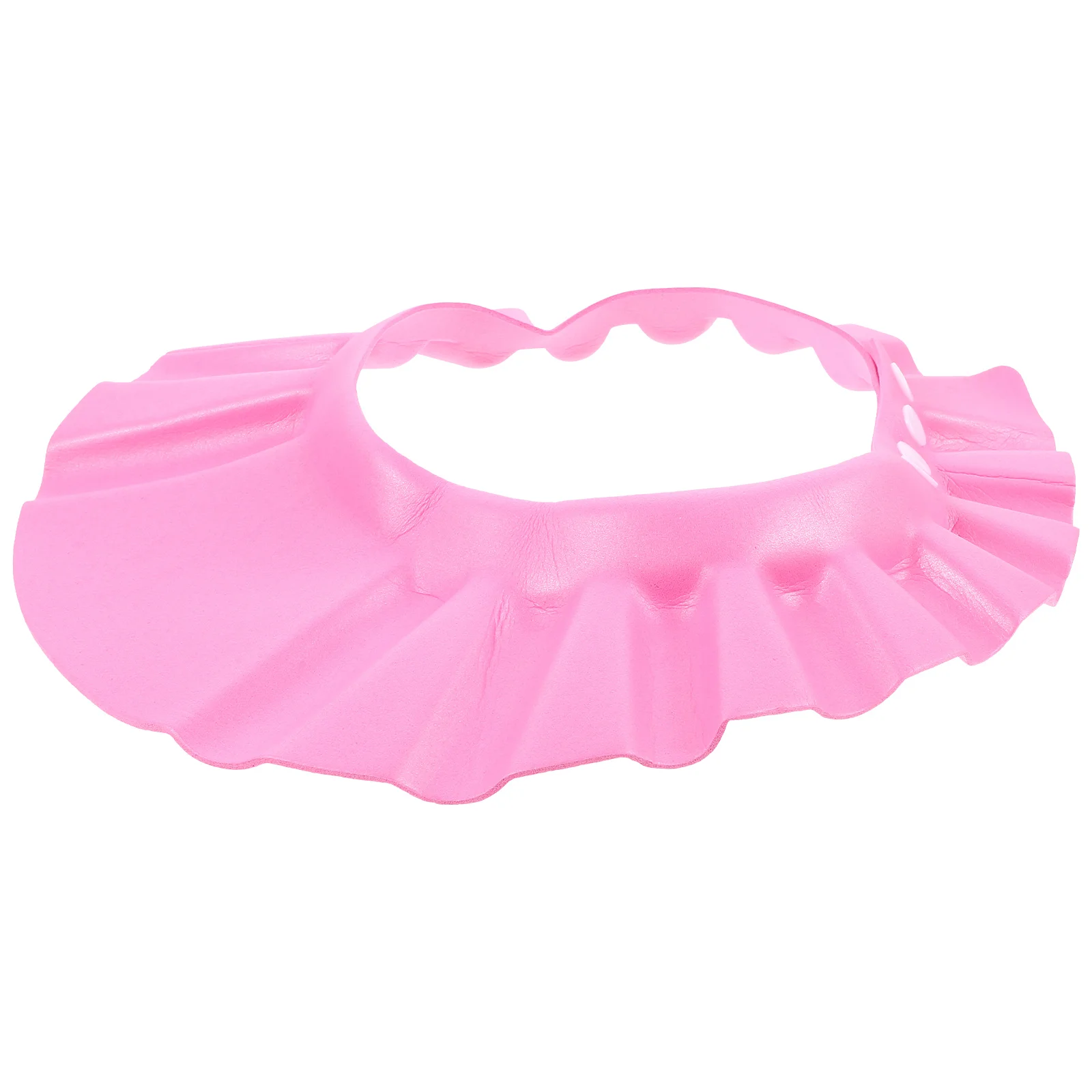 Ultra-light EVA Waterproof Baby Kids Shower Bathing Shampoo Hat (Pink) Baby Shower Cap Baby Shampoo