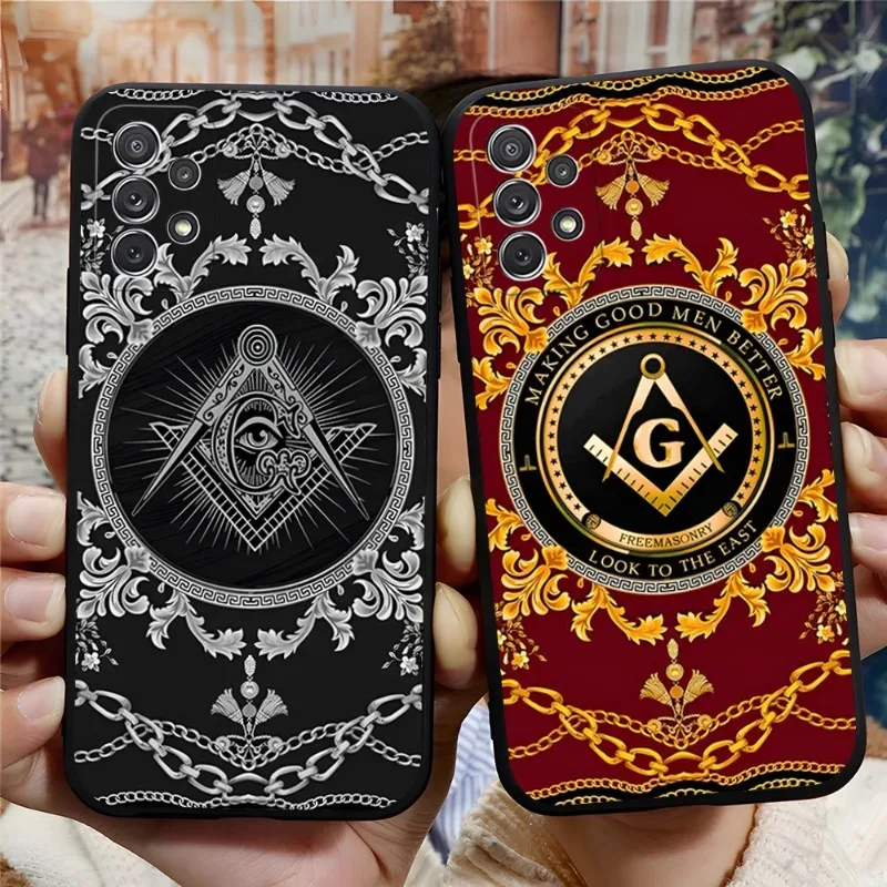 Free And Accepted Masons Phone Case For Samsung Note 10 20 9 8 Pro Plus Ultra M40 M80s M20 M31 M10 J7 J6 Prime Black Cover