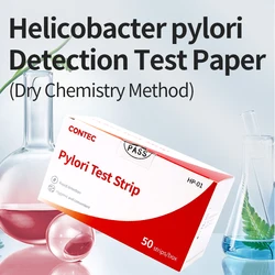 CONTEC Helicobacter pylori test kağıdı, tartar 50 adet/kutu urease tespit ederek kronik gastrit ve peptik ülser için