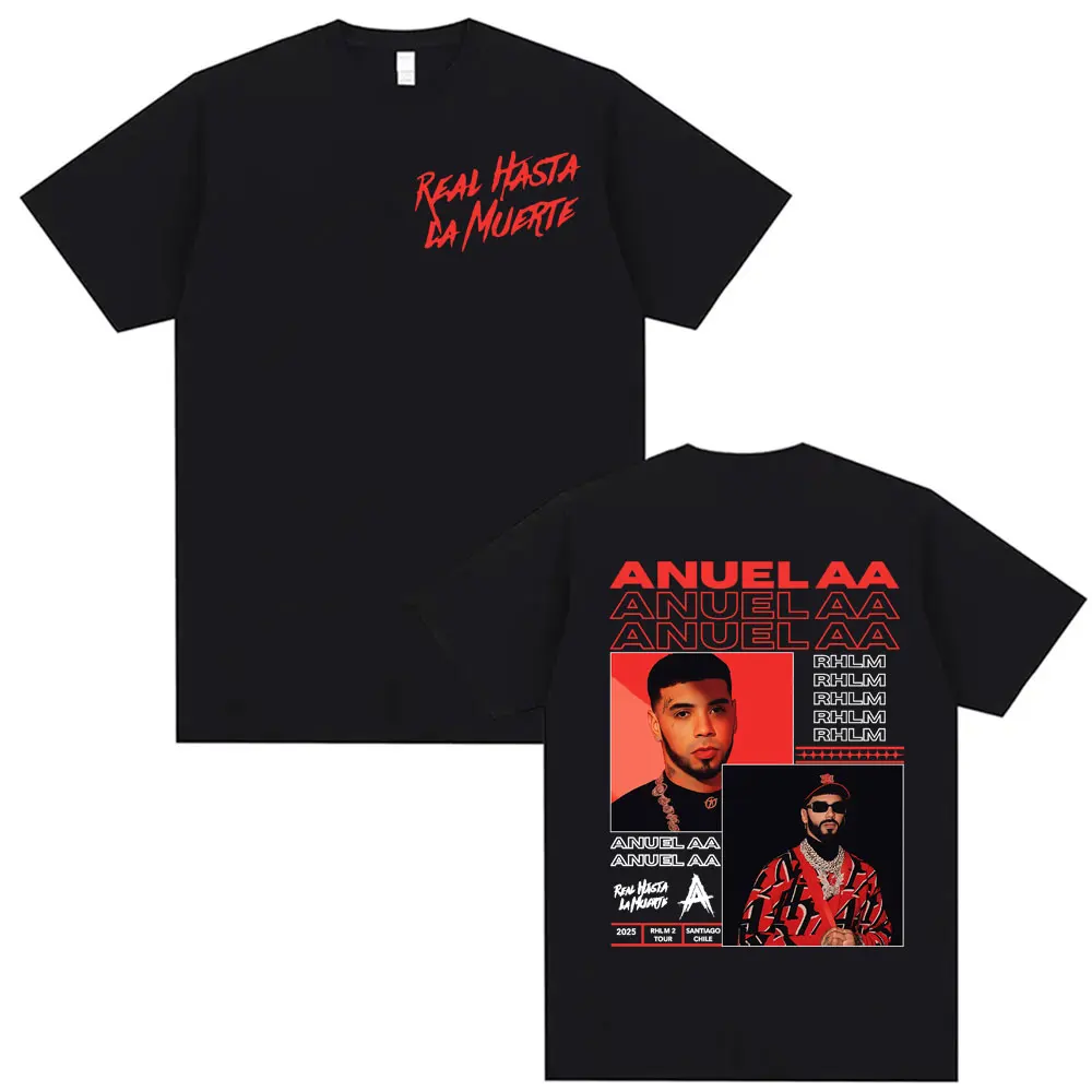 Camiseta Rapper Anuel AA Rhlm 2 2025: La Mejor Elección para los Fans de Hip Hop y Streetwear