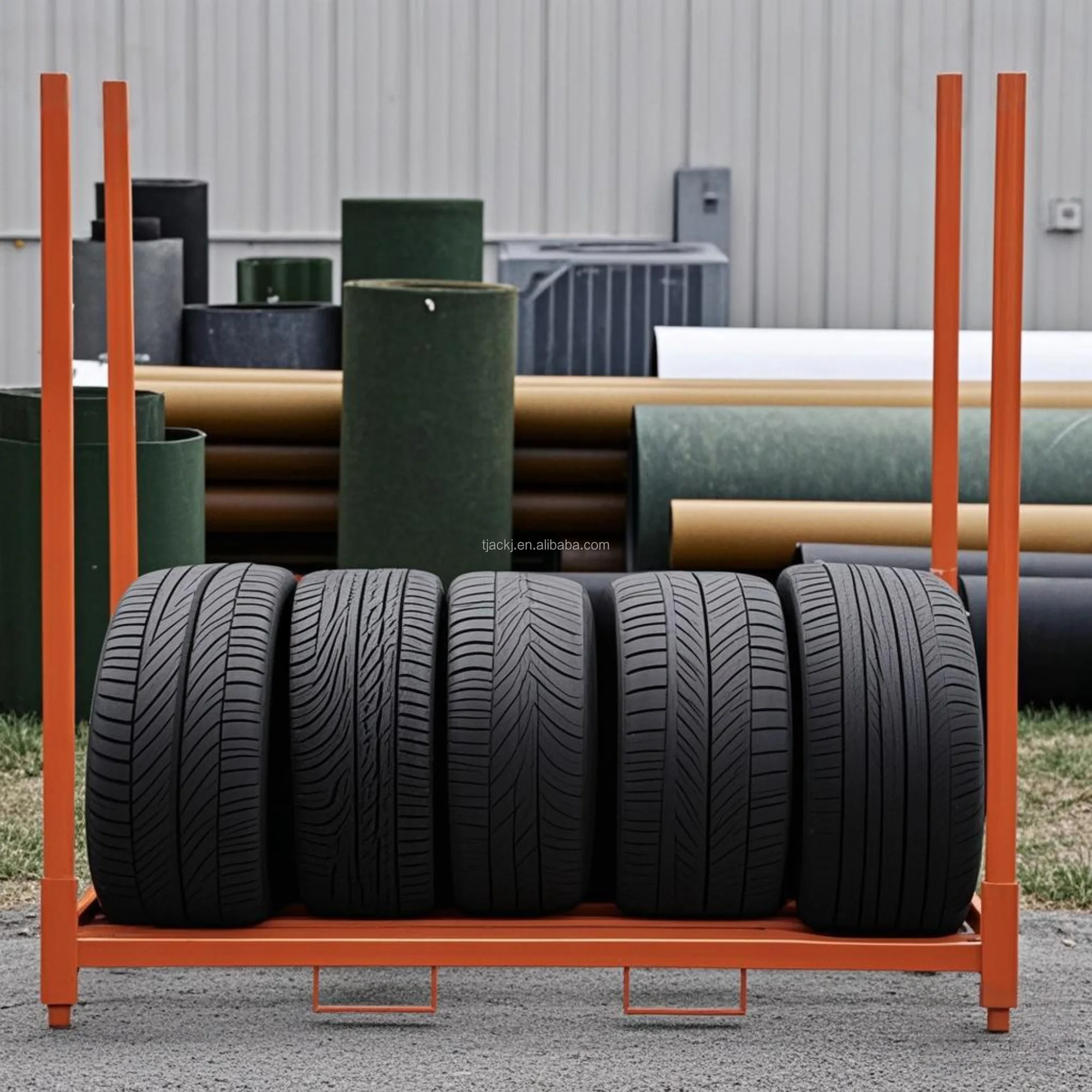 

Customizable Heavy Custom Car Tire Spare Parts Rack Or Warehousing And Transportation ODM OEM