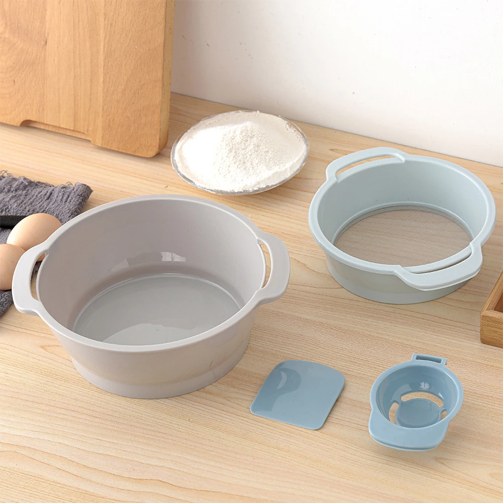 

Компактное сито для муки и набор сепараторов для яиц для удобного производства муки и подходит типа + 2